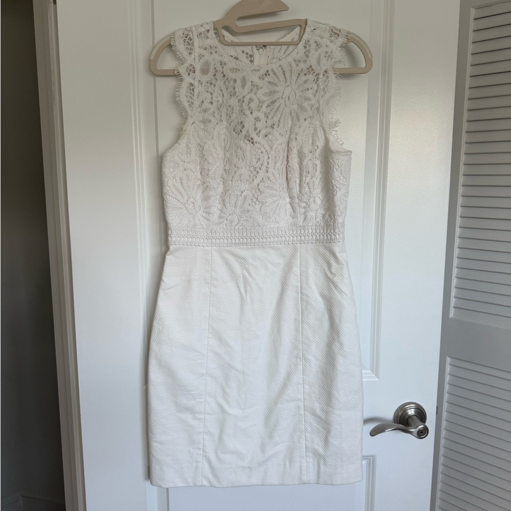 Lilly Pulitzer White Lace Mini Dress